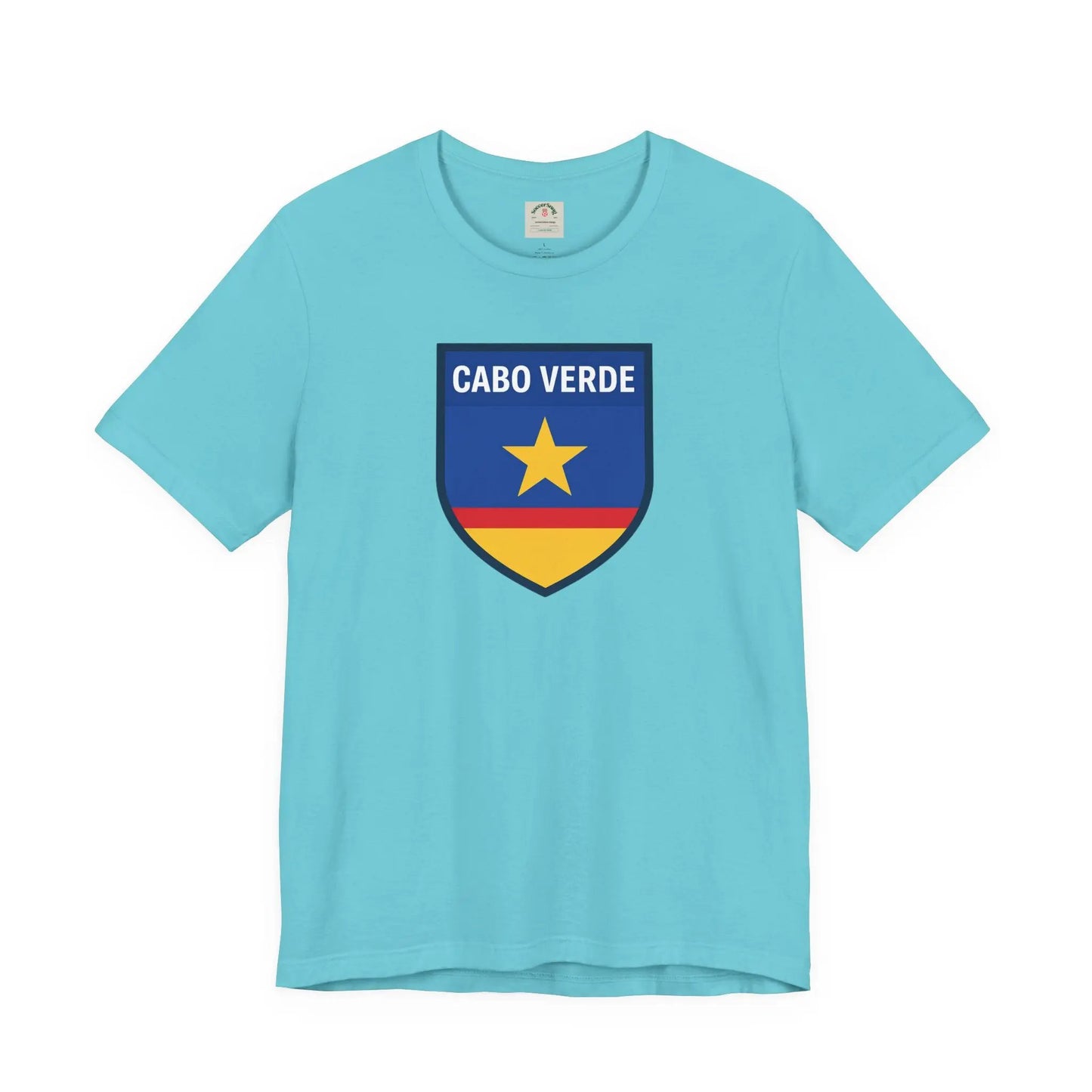 Cabo Verde Shield T‑Shirt — Cape Verde Pride Travel Tee by Printify