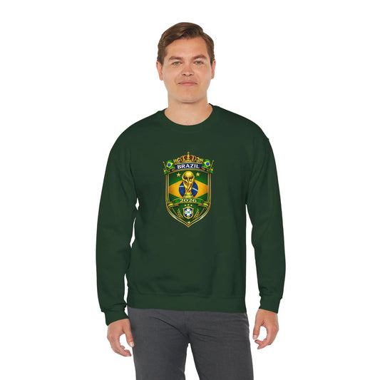 Brazil World Cup 2026 Crewneck Sweatshirt by Printify