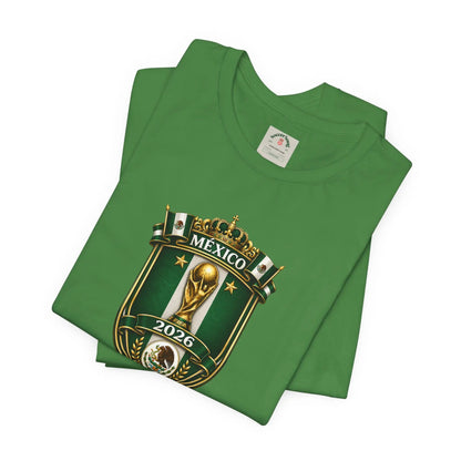 Mexico 2026 World Cup Crest T-Shirt — Soccer Fan Jersey Tee by Printify