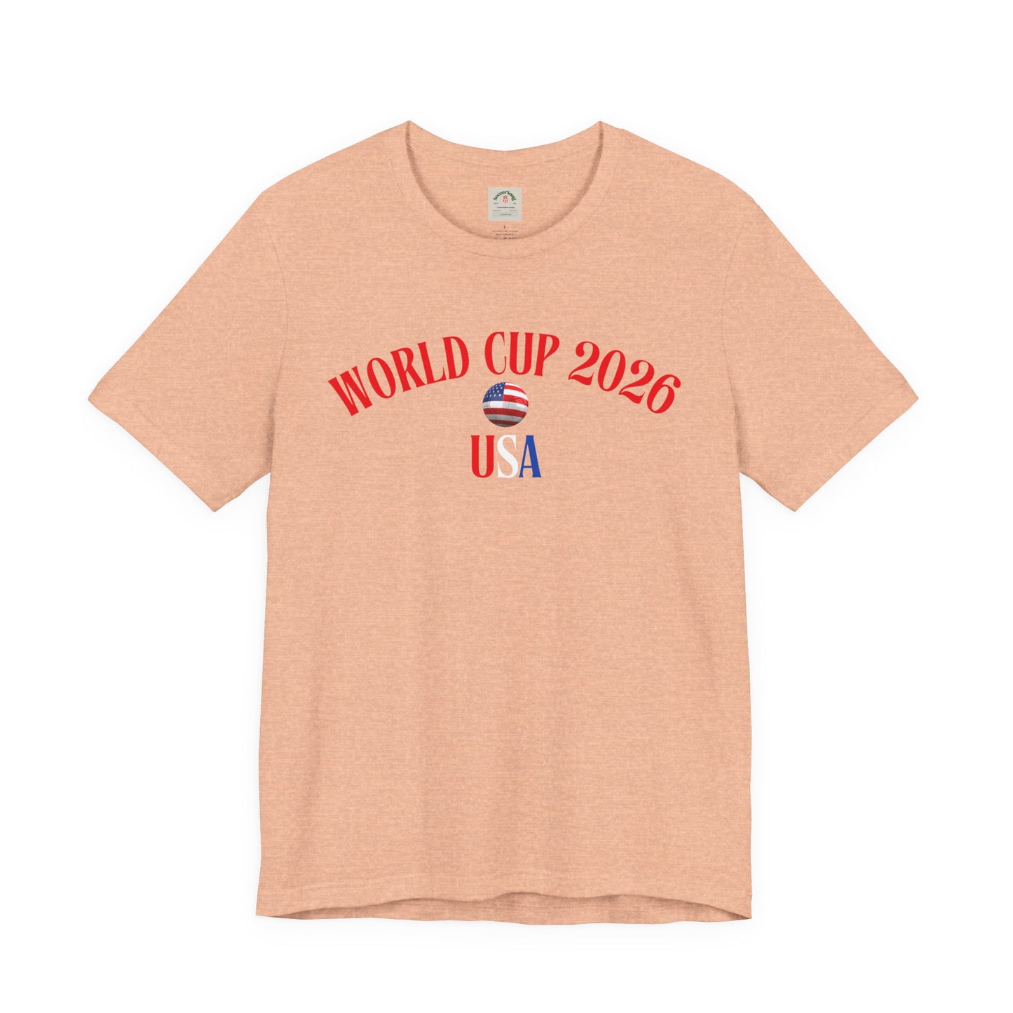 World Cup 2026 USA T-Shirt — Patriotic Soccer Tee