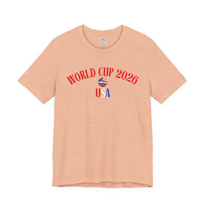 World Cup 2026 USA T-Shirt — Patriotic Soccer Tee