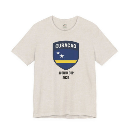 Curaçao World Cup 2026 Unisex Cotton Crew Tee by Printify