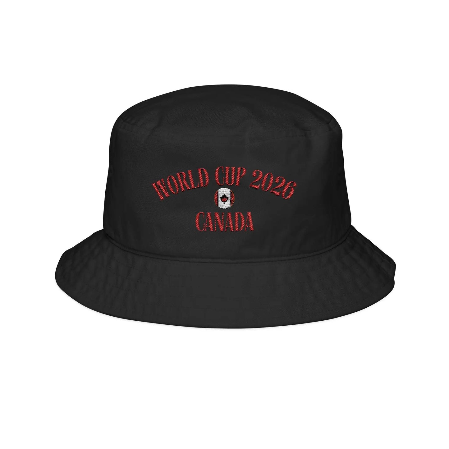 World Cup 2026 Canada Embroidered Bucket Hat — Soccer Fan Sun Hat by Printify