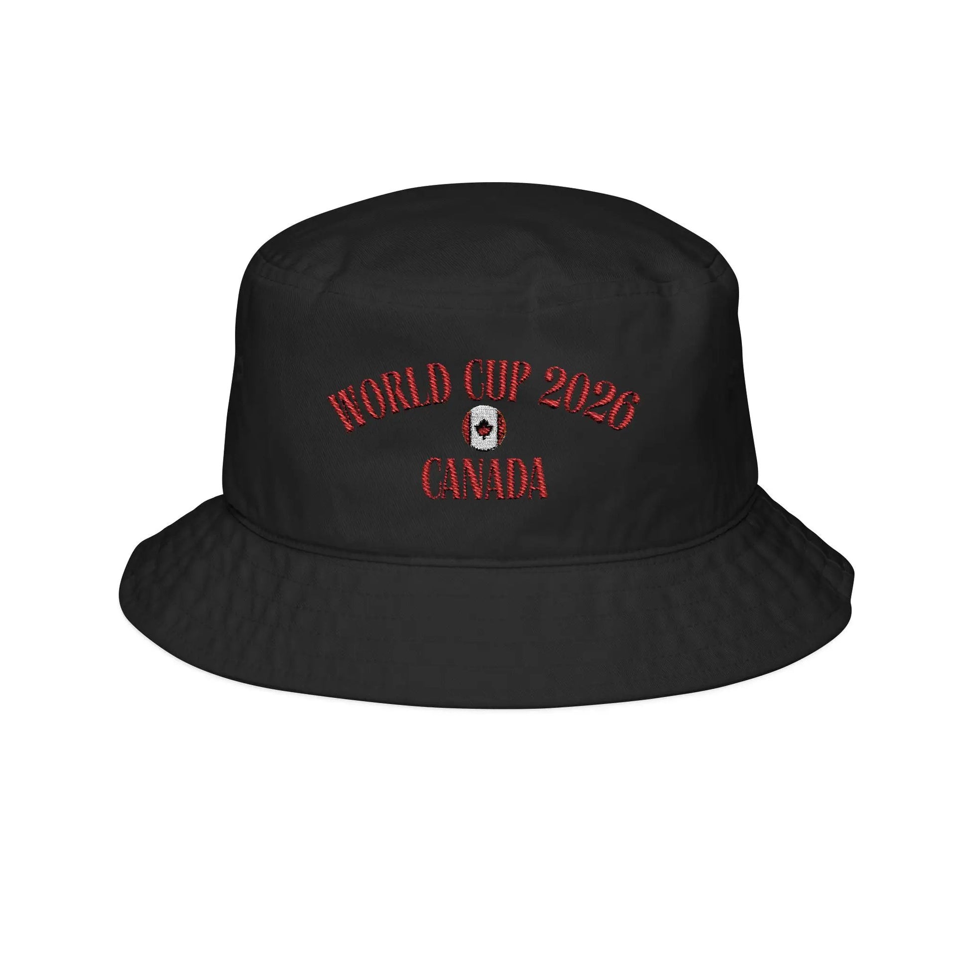 World Cup 2026 Canada Embroidered Bucket Hat — Soccer Fan Sun Hat by Printify