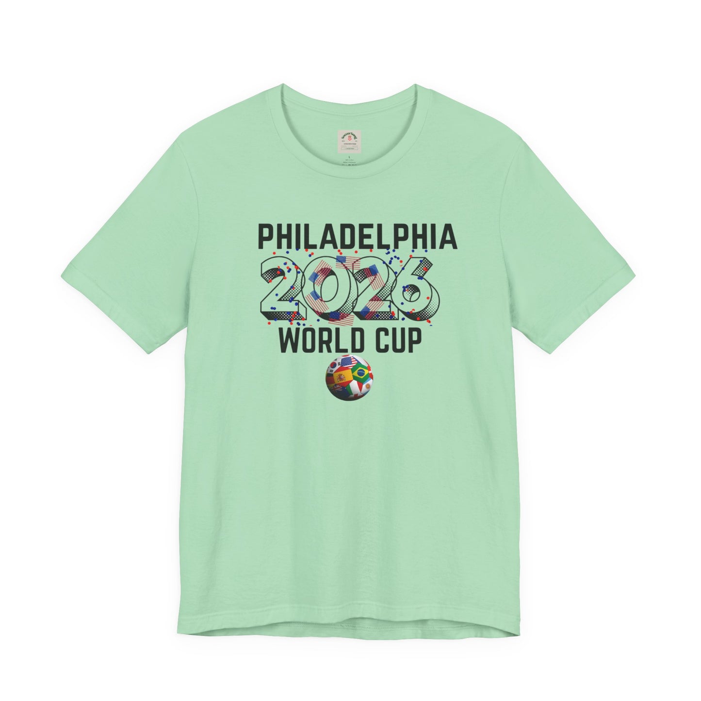 Philadelphia World Cup 2026 Unisex Streetwear Cotton Crew Tee