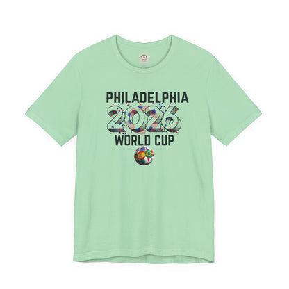 Philadelphia World Cup 2026 Unisex Streetwear Cotton Crew Tee