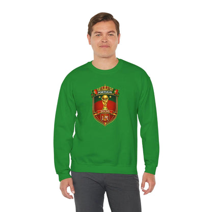 Portugal World Cup 2022 Crest Sweatshirt by Printify