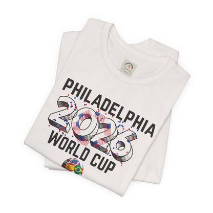 Philadelphia World Cup 2026 Unisex Streetwear Cotton Crew Tee