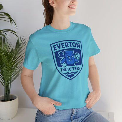 Everton 'The Toffees' Crest T-Shirt — Football Fan Tee