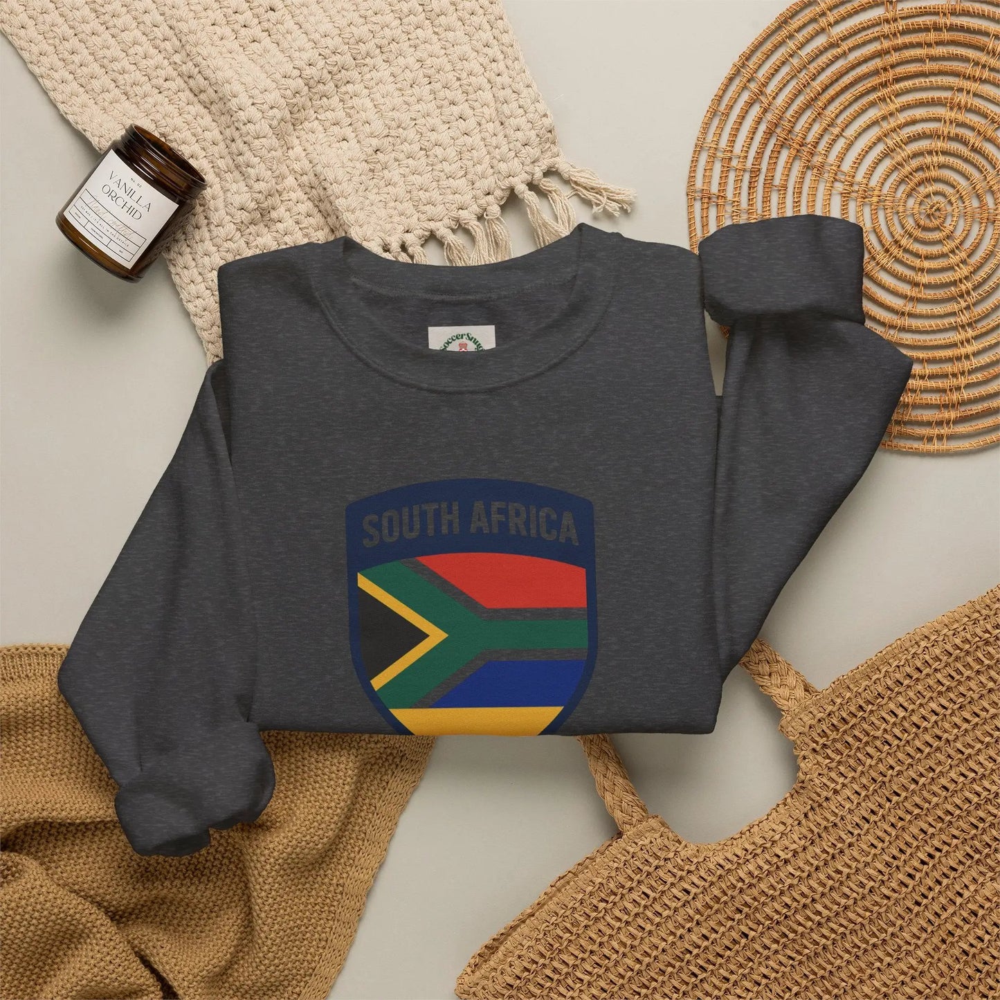 South Africa World Cup 2026 Unisex Heavy Blend™ Crewneck Sweatshirt by Printify