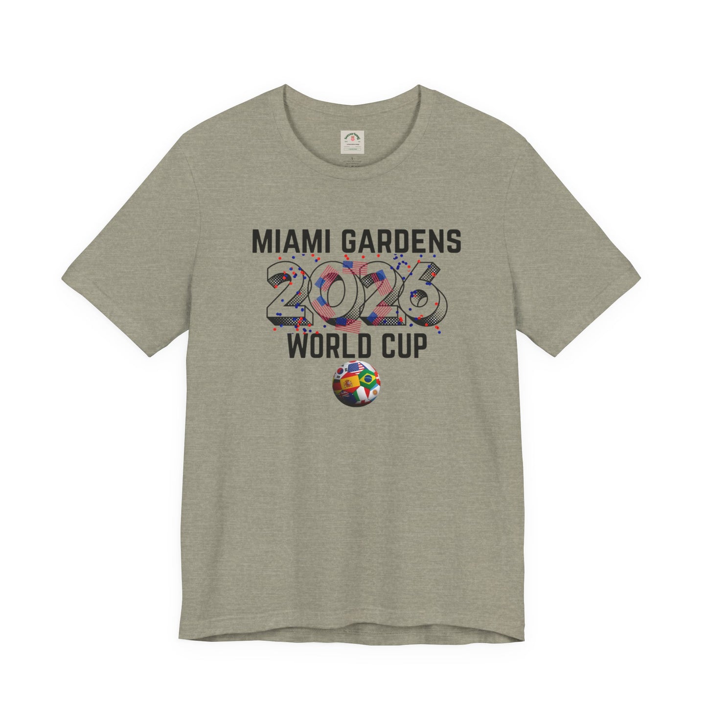 Miami Gardens World Cup Unisex Cotton Crew Tee