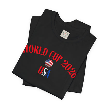 World Cup 2026 USA T-Shirt — Patriotic Soccer Tee