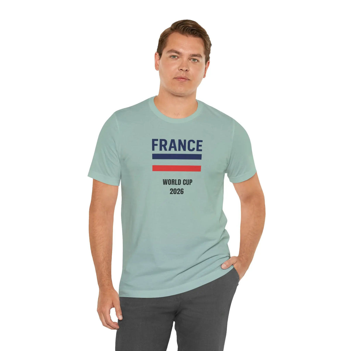 France World Cup 2026 Unisex Cotton Crew Tee by Printify