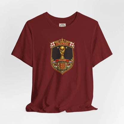 England World Cup 2026 Unisex Cotton Crew Tee by Printify