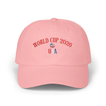 World Cup 2026 USA Dad Cap Patriotic Baseball Hat Vintage Style by Printify