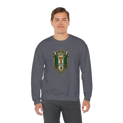 Mexico World Cup 2026 Crewneck Sweatshirt Unisex Cotton Polyester Blend by Printify