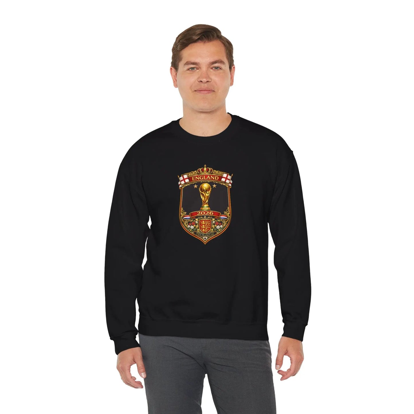 England World Cup Crewneck Sweatshirt by Printify
