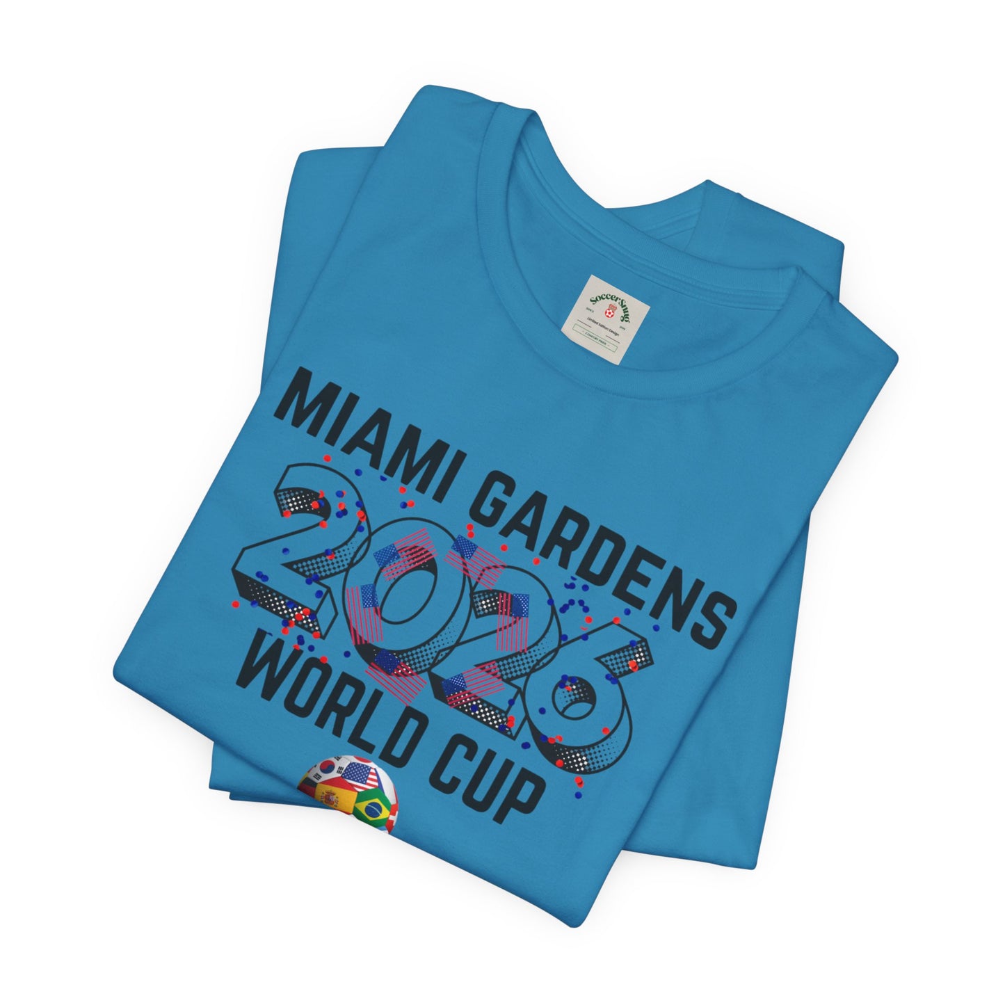 Miami Gardens World Cup Unisex Cotton Crew Tee
