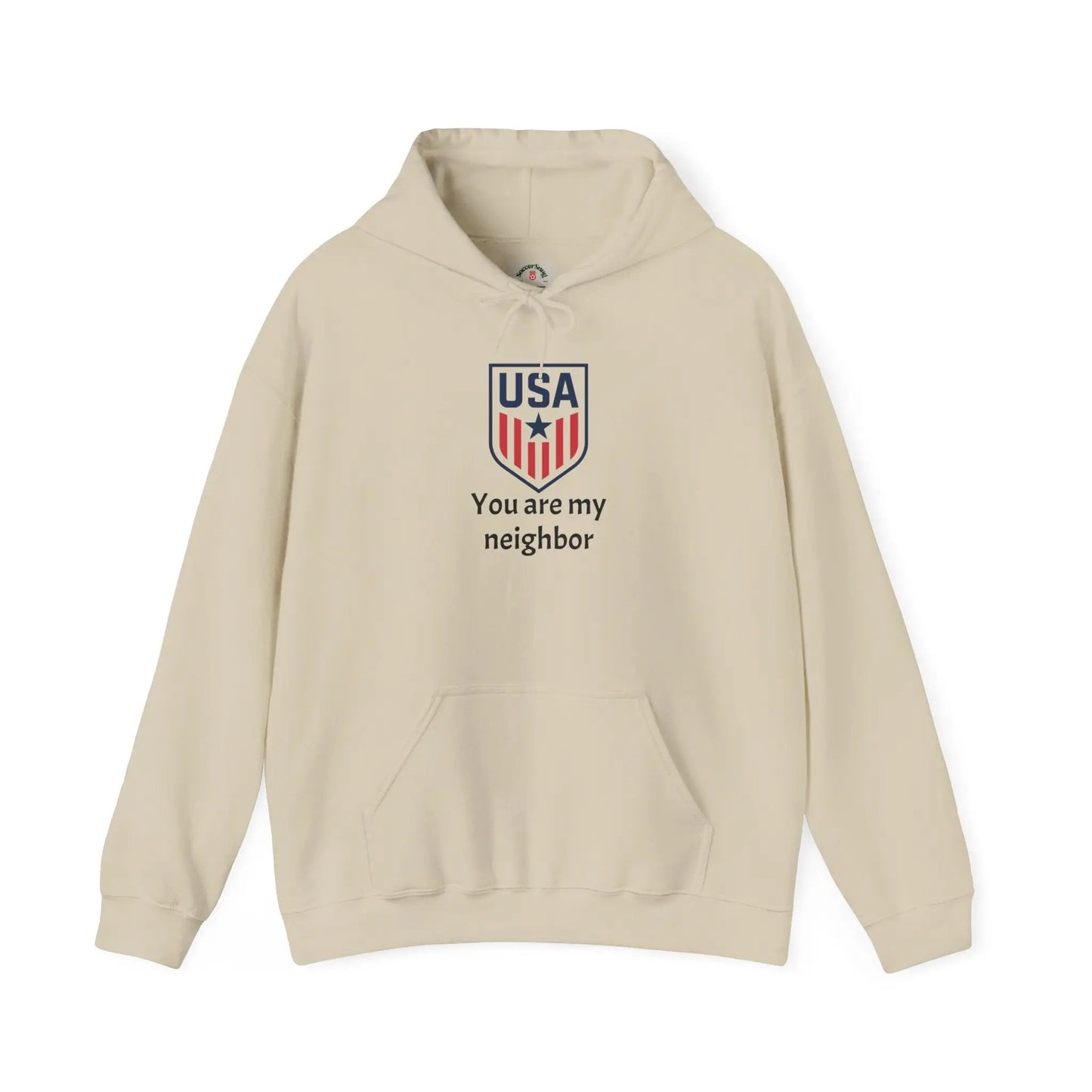 Gildan Heavy Blend Hoodie Unisex With Front Pocket Drawcord by Printify