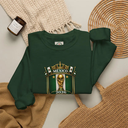 Mexico World Cup 2026 Crewneck Sweatshirt by Printify