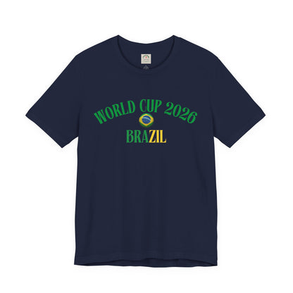 World Cup 2026 Brazil Tee – Brazil Soccer Fan T-Shirt