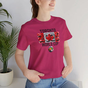Toronto World Cup 2026 Host Unisex Cotton Crew Tee by Printify