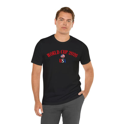 World Cup 2026 USA T-Shirt — Patriotic Soccer Tee by Printify