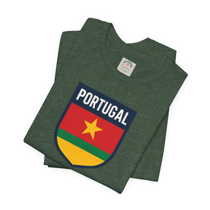 Portugal World Cup 2026 Unisex Premium Fitted Cotton Crew Neck Tee by Printify