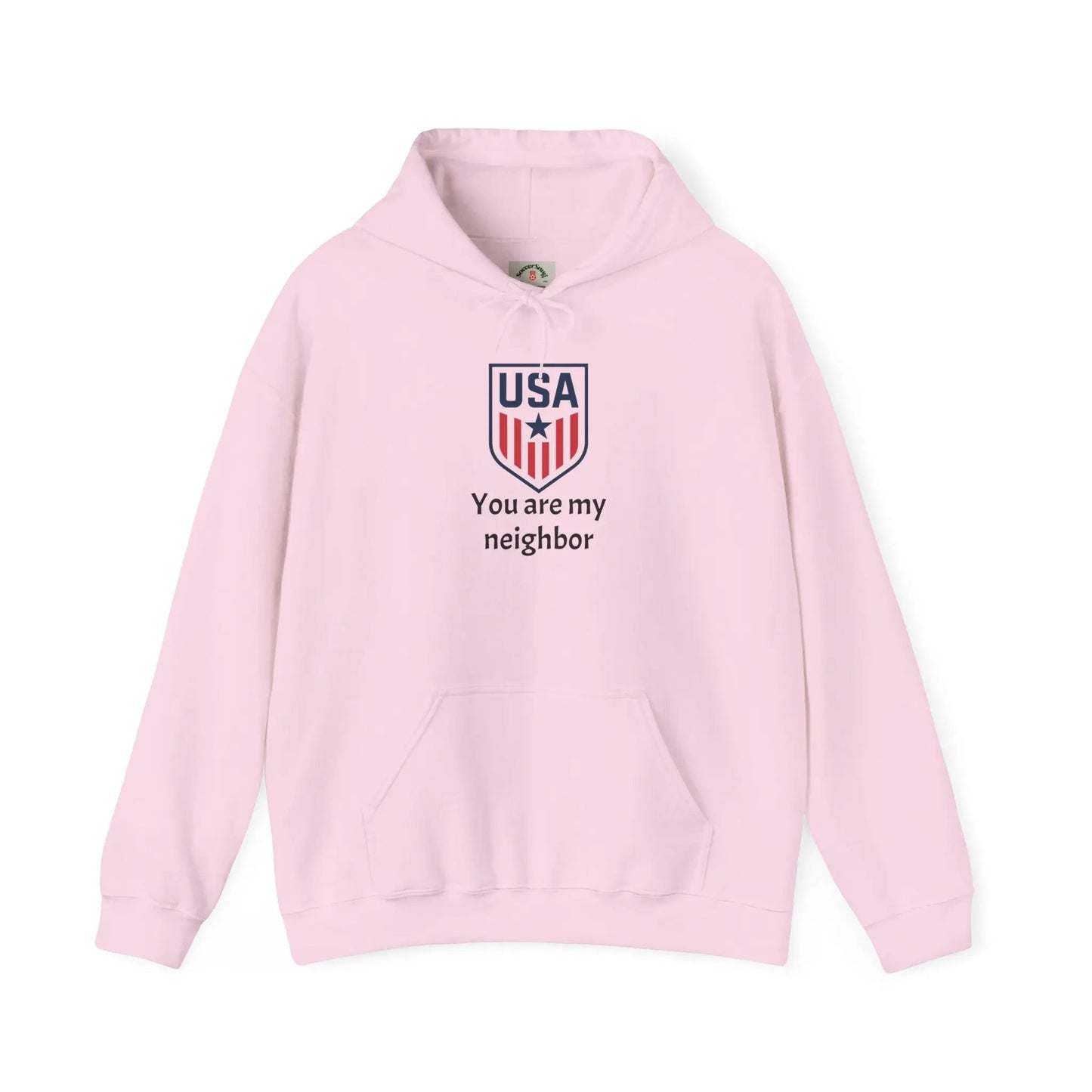 Gildan Heavy Blend Hoodie Unisex With Front Pocket Drawcord by Printify