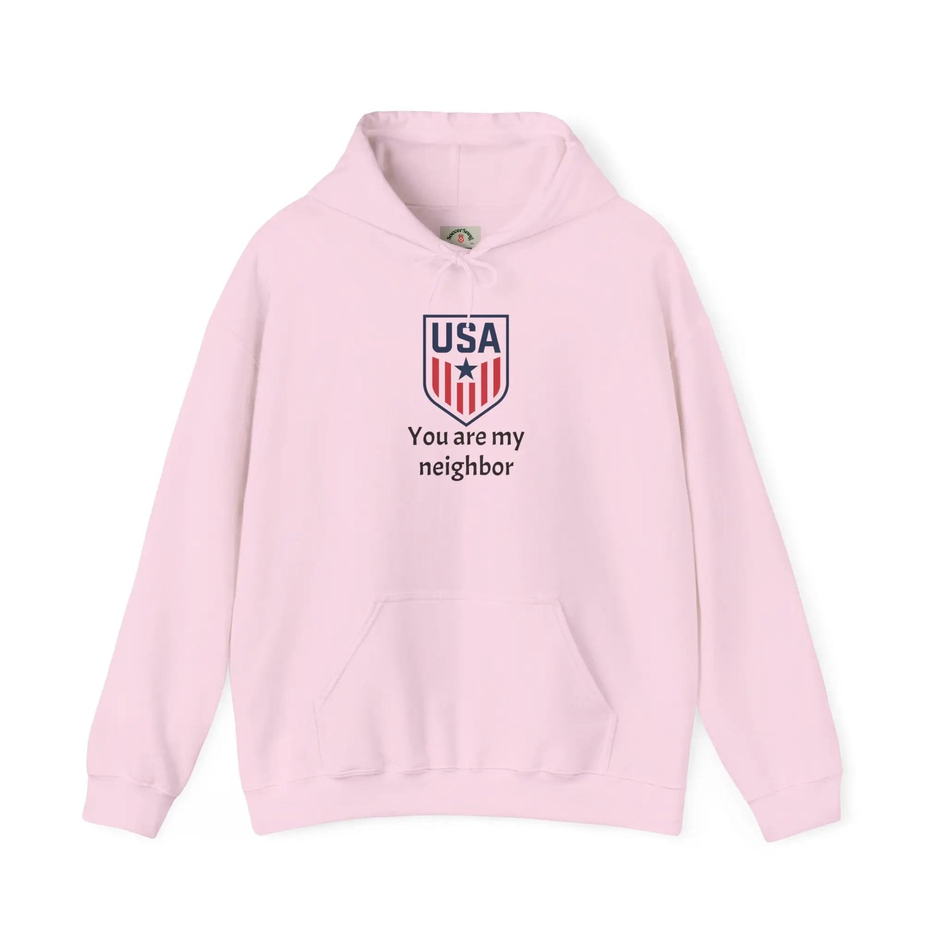 Gildan Heavy Blend Hoodie Unisex With Front Pocket Drawcord by Printify