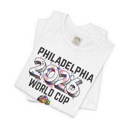 Philadelphia World Cup 2026 Unisex Streetwear Cotton Crew Tee