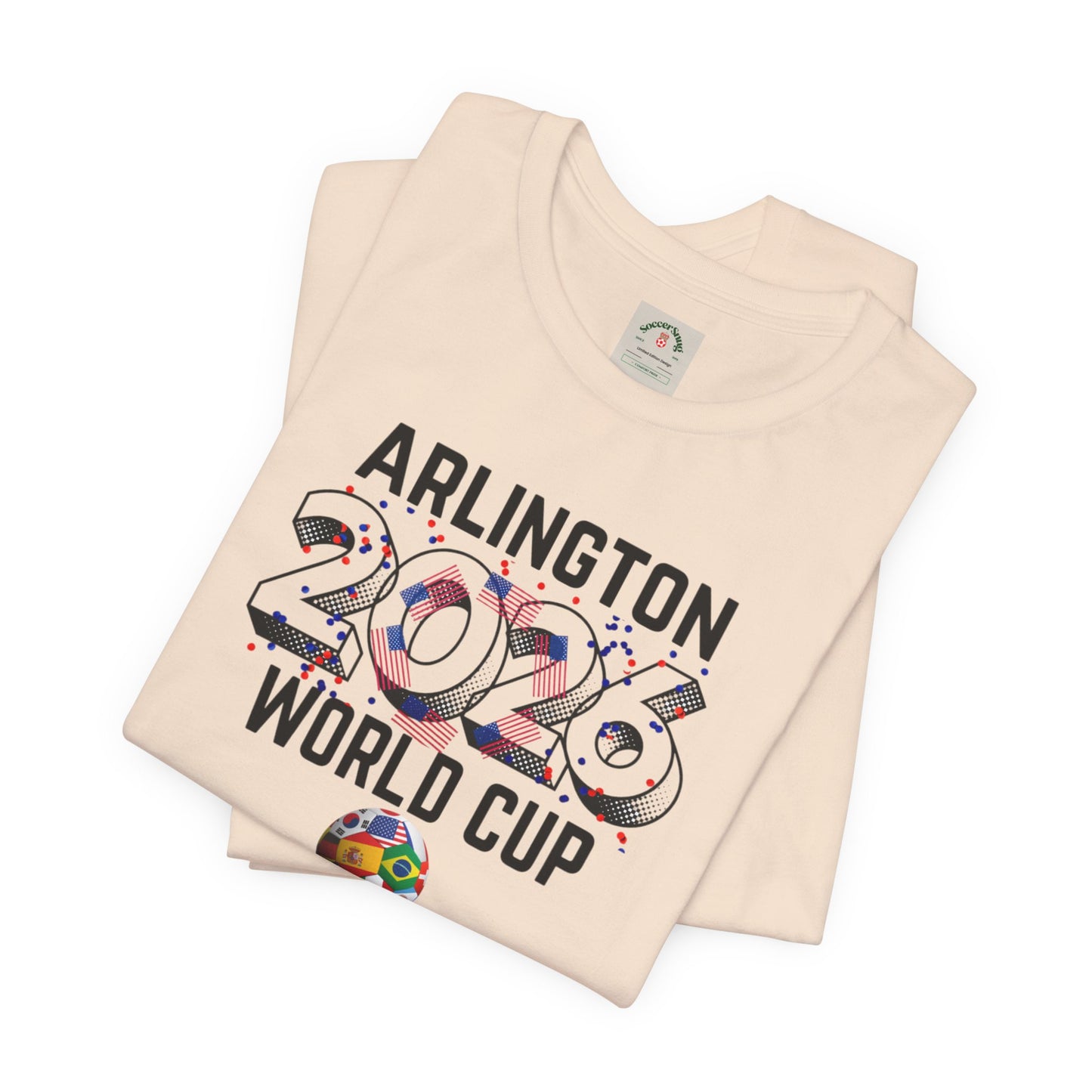 Arlington 2026 World Cup Soccer Tee — Commemorative Fan T‑Shirt