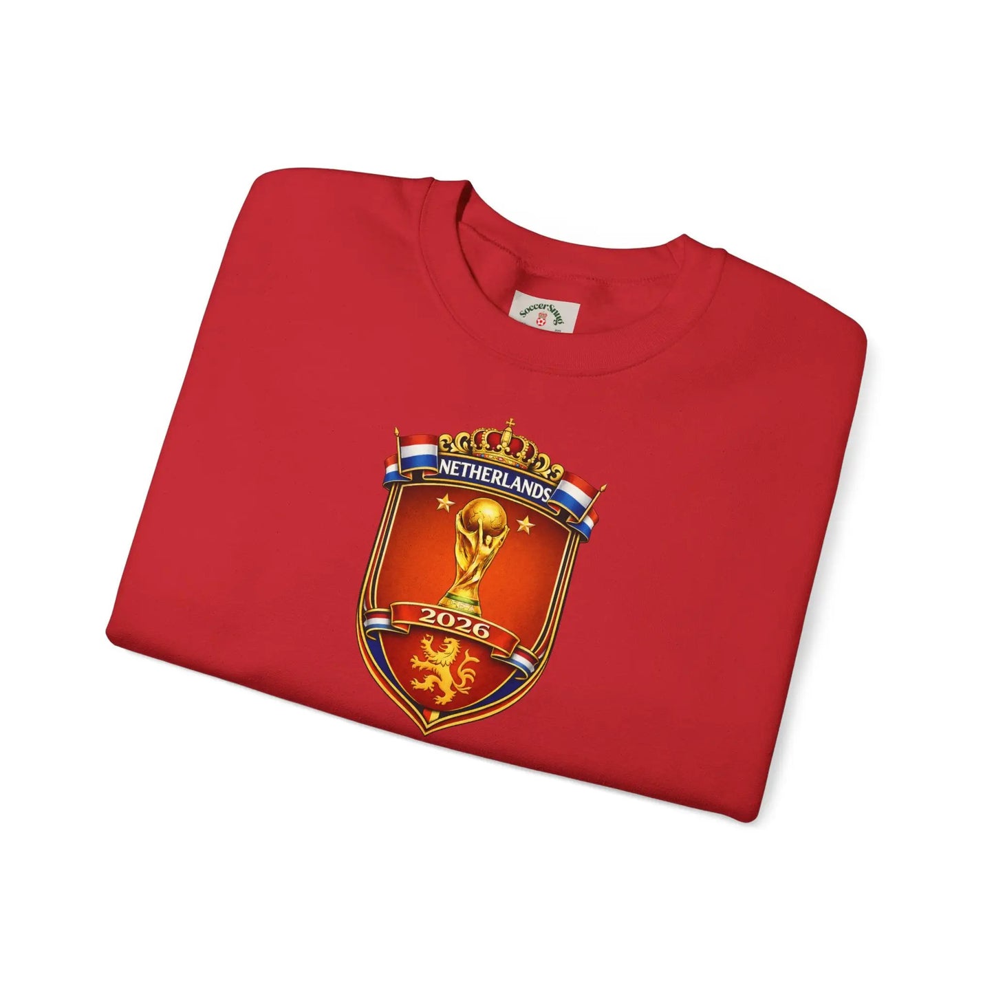 Netherlands 2026 World Cup Crest Crewneck by Printify