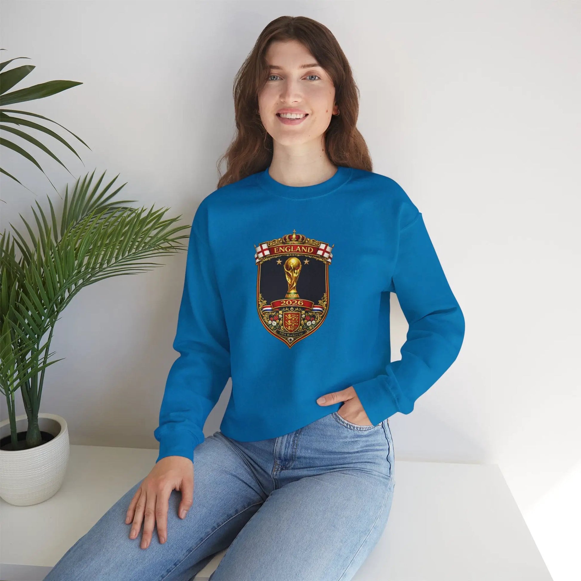England World Cup Crewneck Sweatshirt by Printify