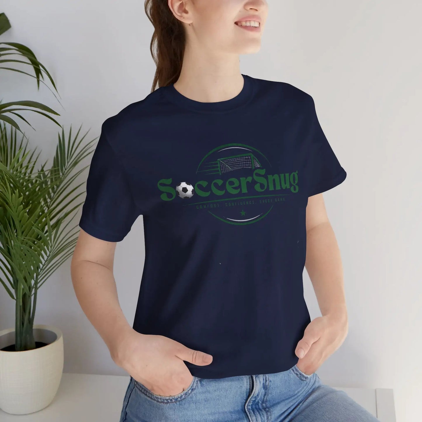 SoccerSnug Unisex Soccer Jersey Short Sleeve Tee by Printify