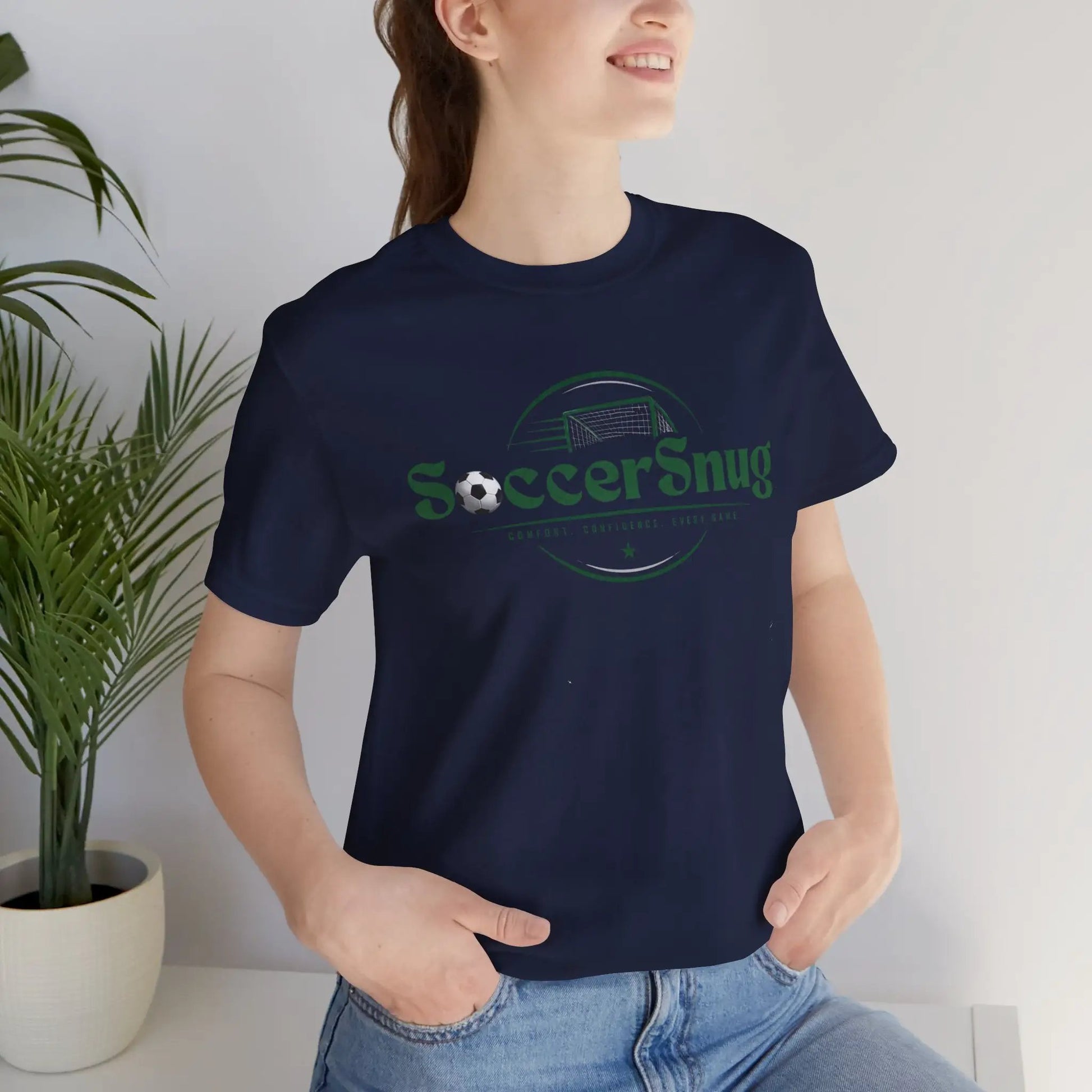 SoccerSnug Unisex Soccer Jersey Short Sleeve Tee by Printify
