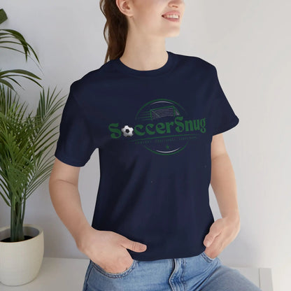 SoccerSnug Unisex Soccer Jersey Short Sleeve Tee by Printify