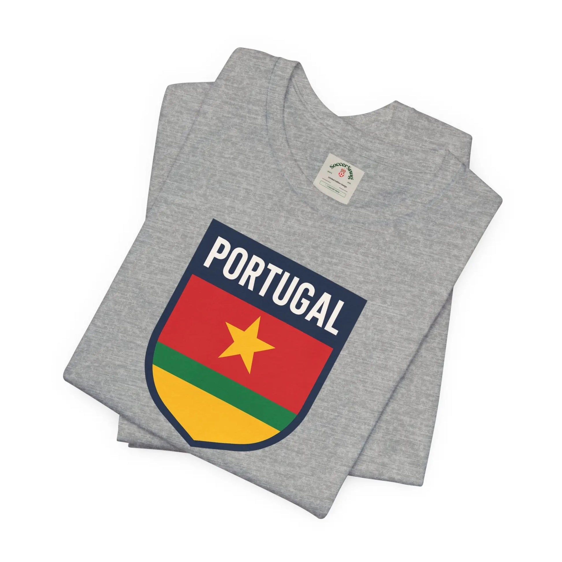 Portugal World Cup 2026 Unisex Premium Fitted Cotton Crew Neck Tee by Printify
