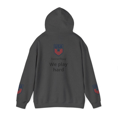 Customizable - SoccerSnug Heavy Blend Hoodie Unisex With Front Pocket Drawcord by Printify