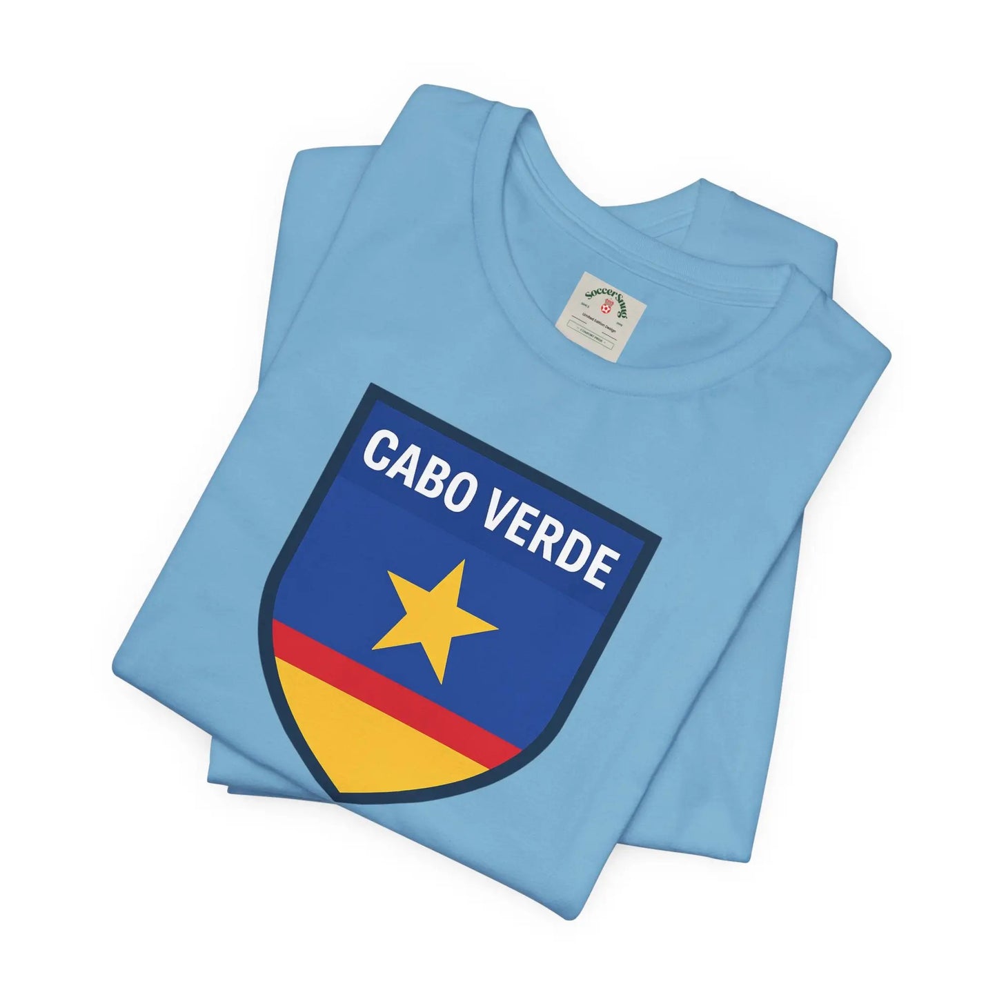 Cabo Verde Shield T‑Shirt — Cape Verde Pride Travel Tee by Printify