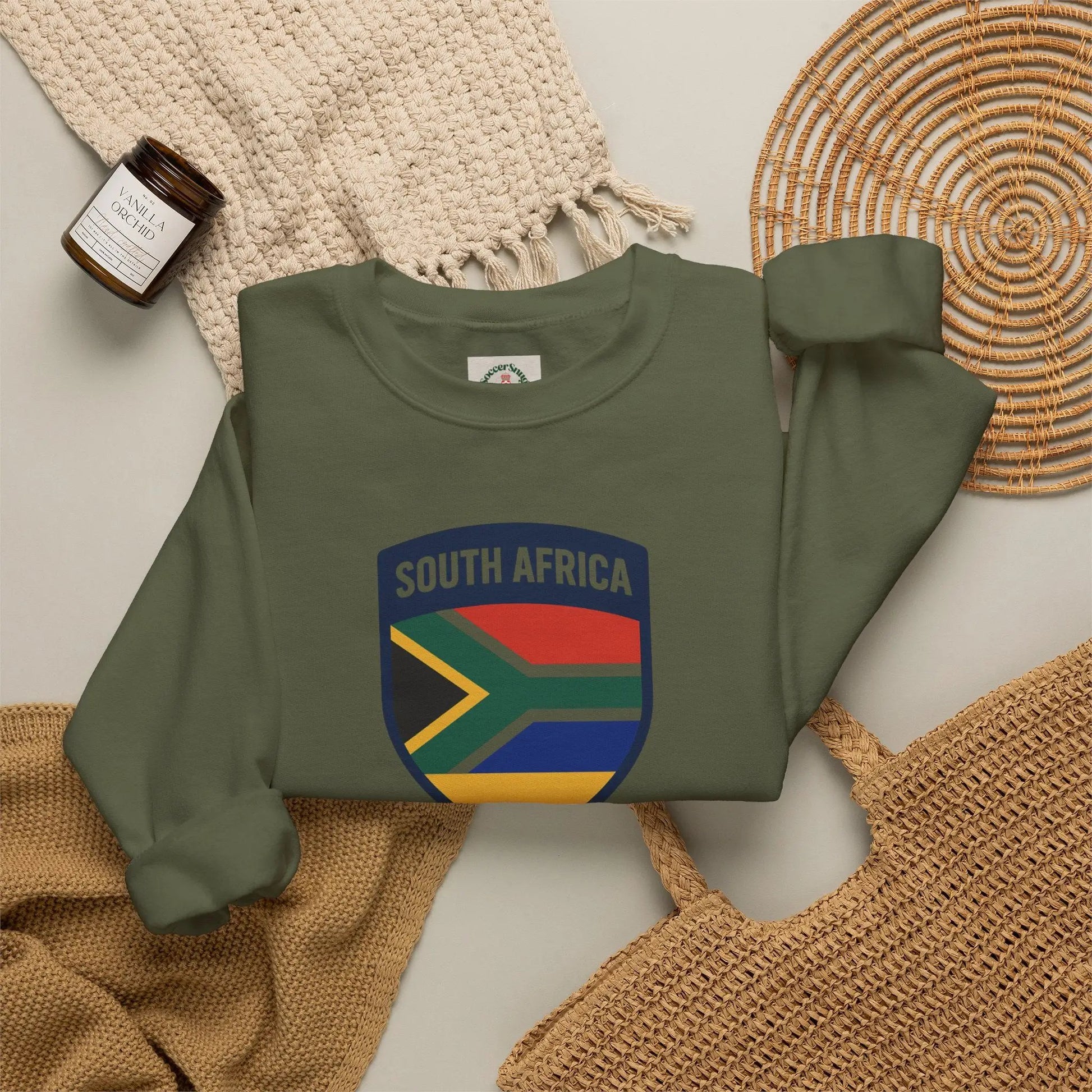 South Africa World Cup 2026 Unisex Heavy Blend™ Crewneck Sweatshirt by Printify