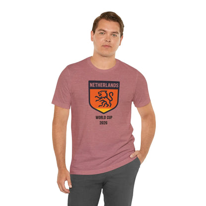 Netherlands World Cup 2026 Unisex Cotton Crew Tee by Printify