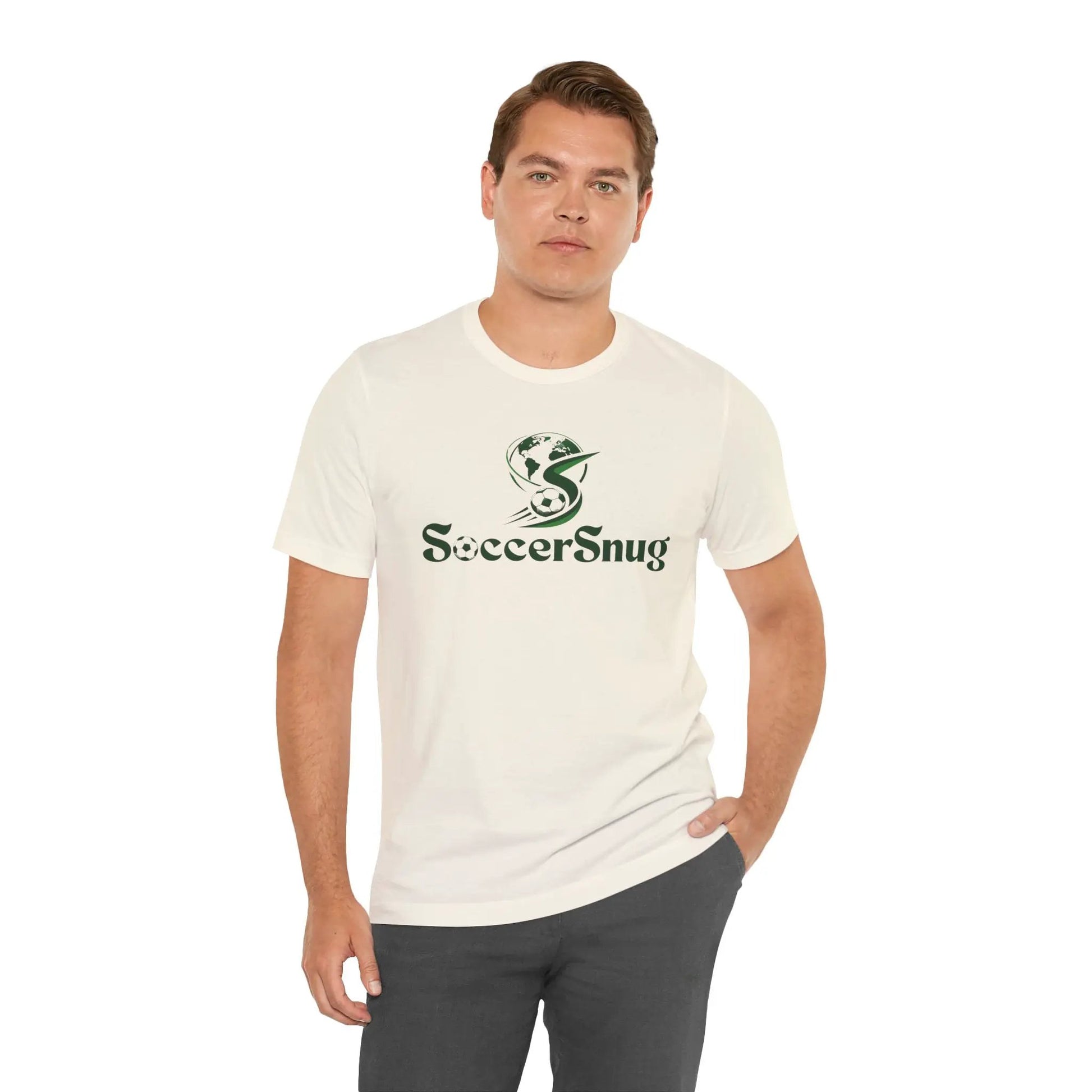 SoccerSnug Unisex Soccer Short Sleeve Tee by Printify
