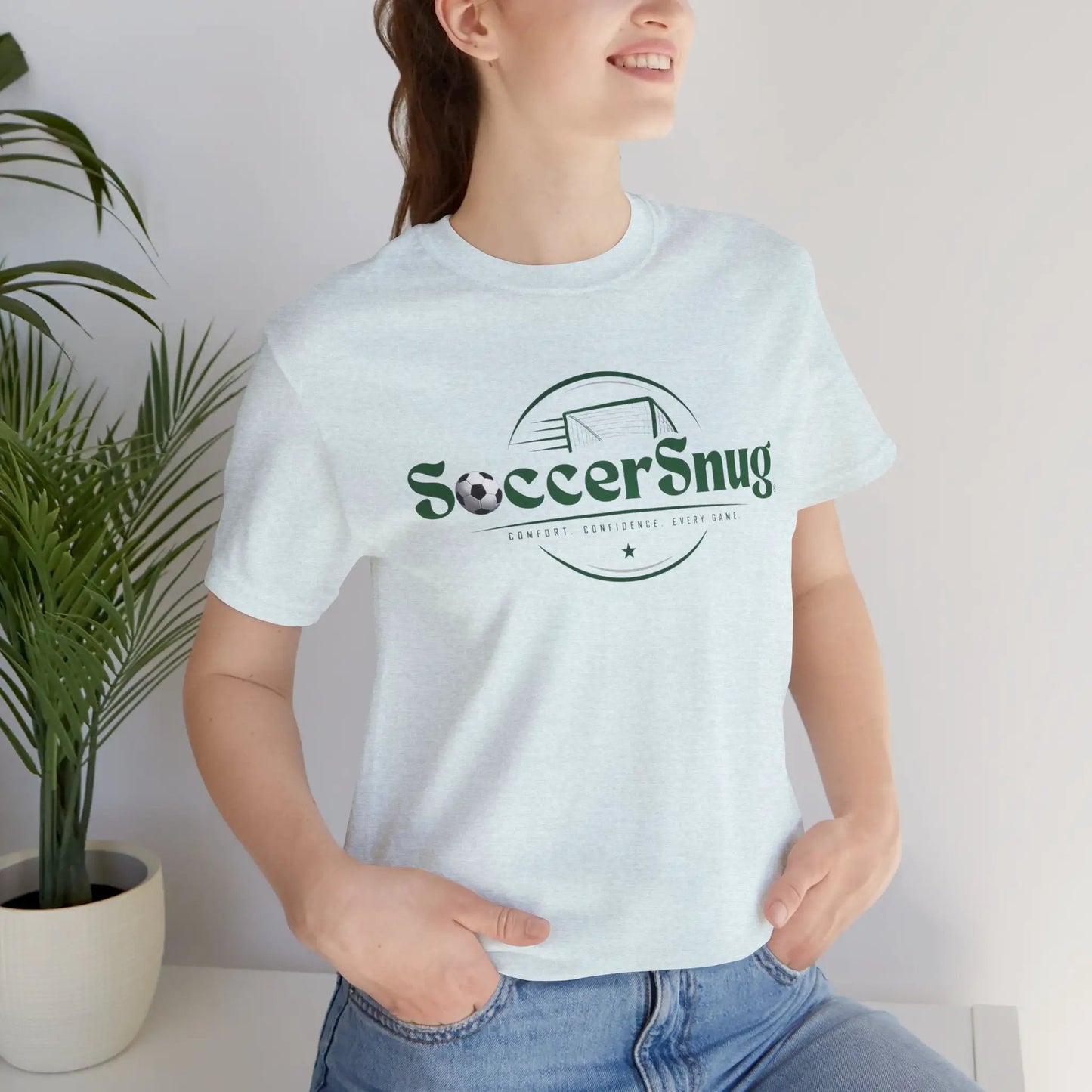 SoccerSnug Unisex Soccer Jersey Short Sleeve Tee by Printify