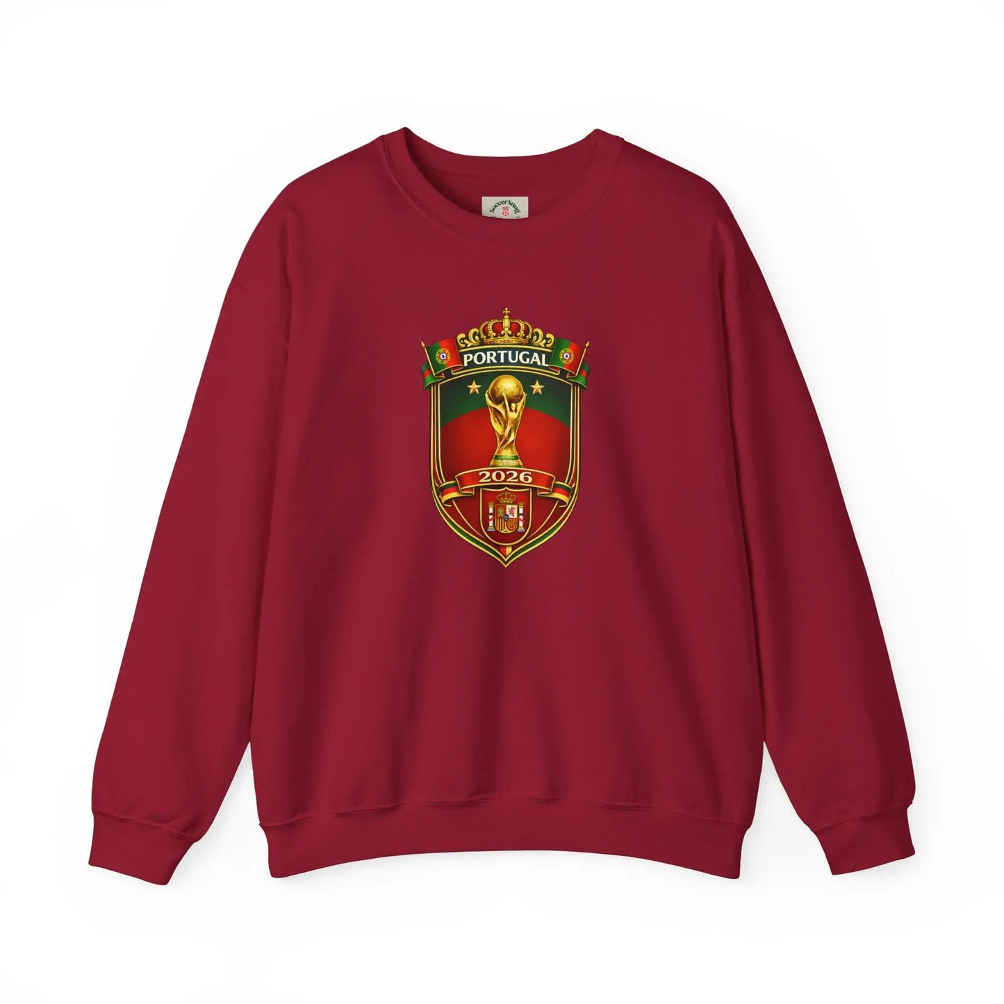 Portugal World Cup 2022 Crest Sweatshirt by Printify