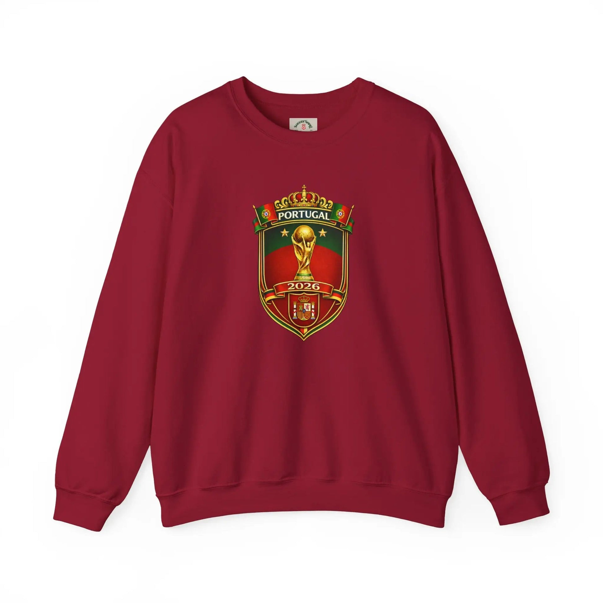 Portugal World Cup 2022 Crest Sweatshirt by Printify