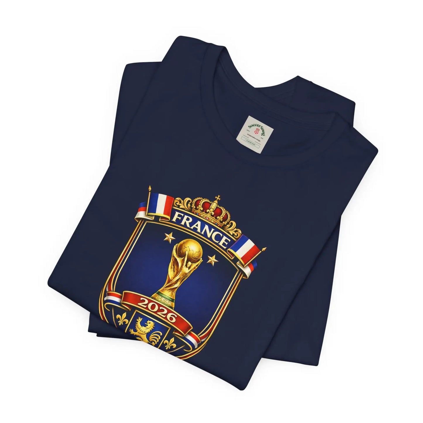 France World Cup 2026 Soccer Tee by Printify