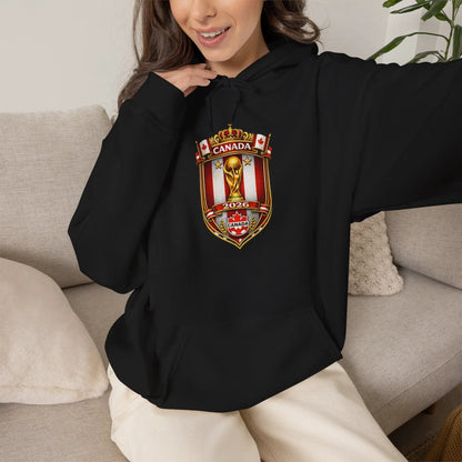 Canada World Cup 2026 Hooded Sweatshirt by Printify