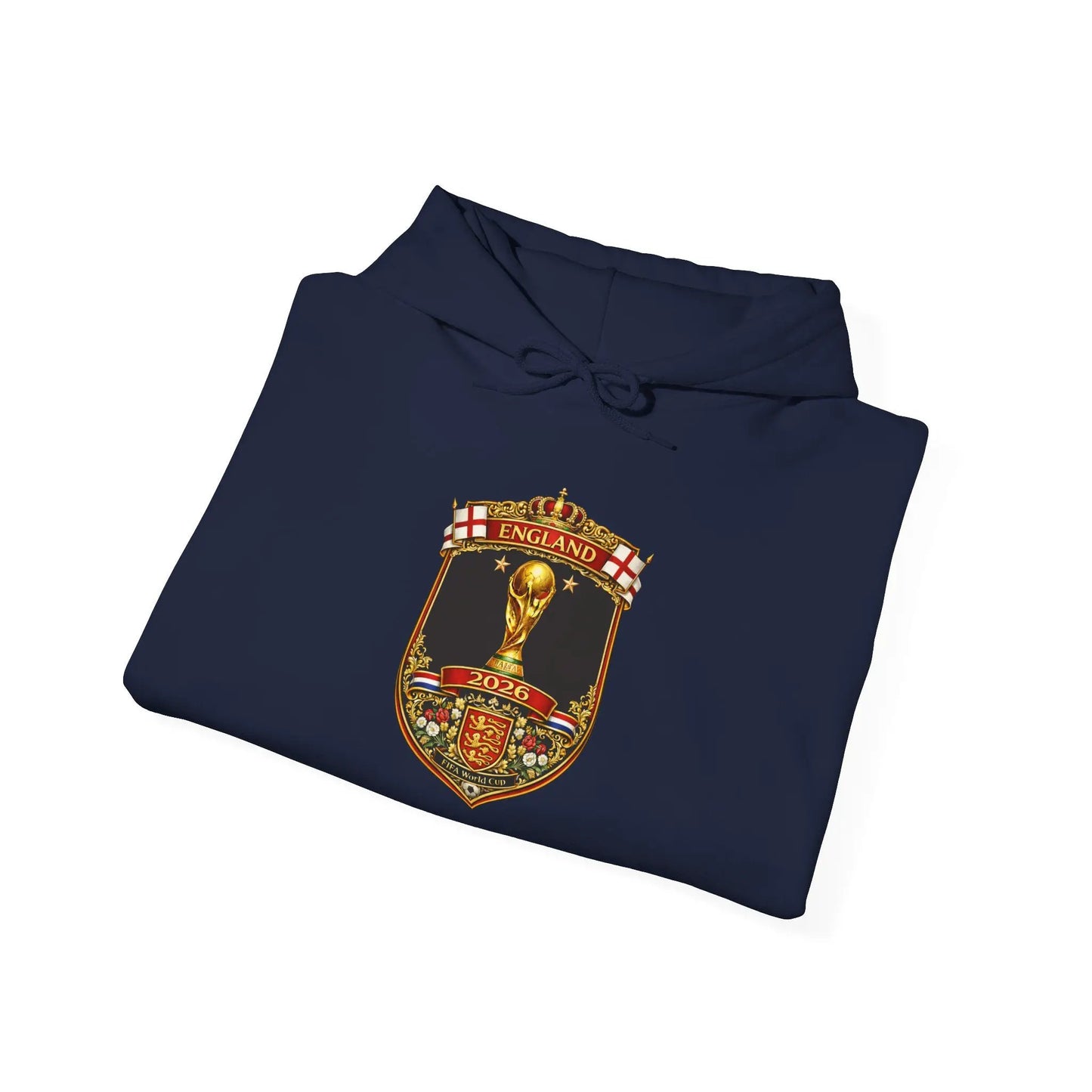 England World Cup Hooded Sweatshirt by Printify