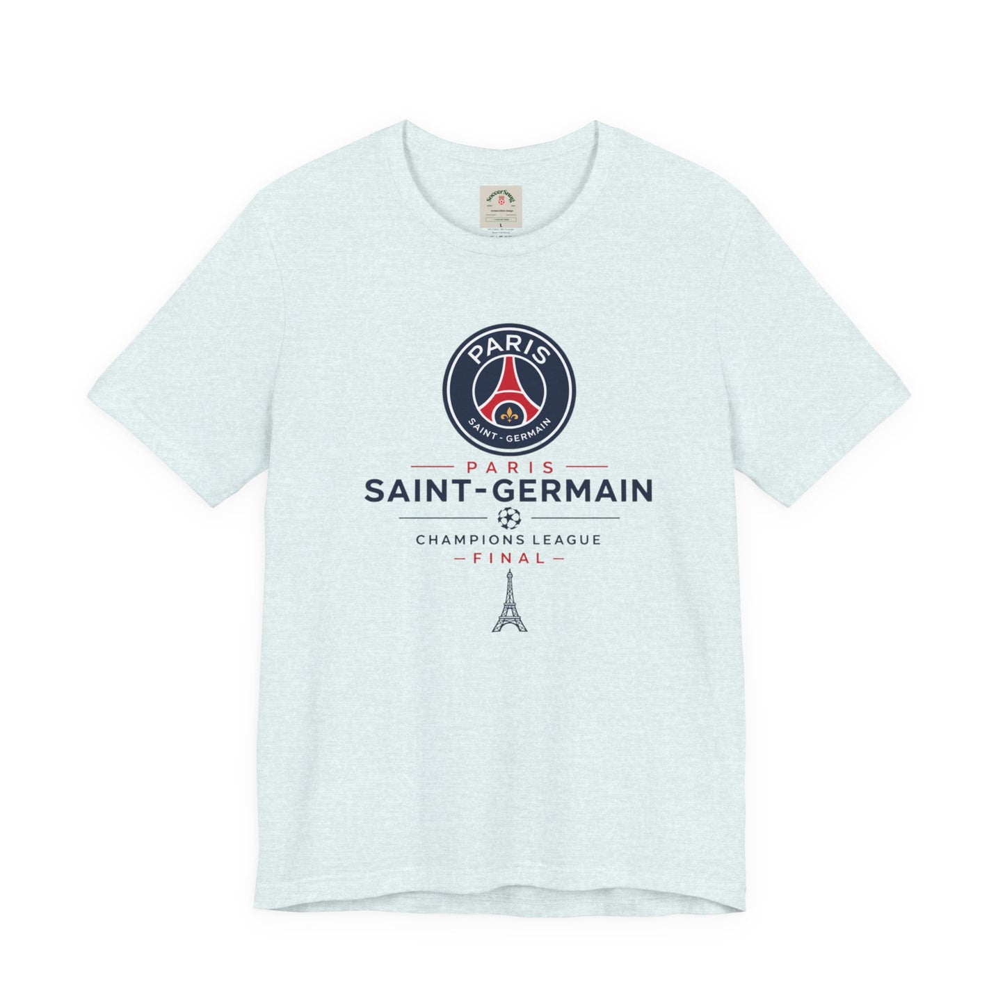 PSG Champions League Final Unisex Soccer Jersey Short Sleeve Tee